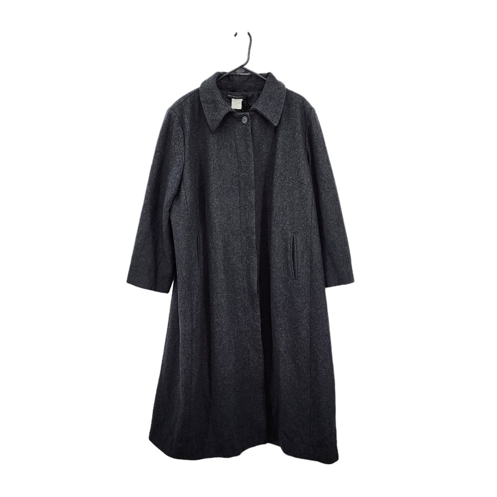 Morton Bernard Women's Wool Long Overcoat - 18W